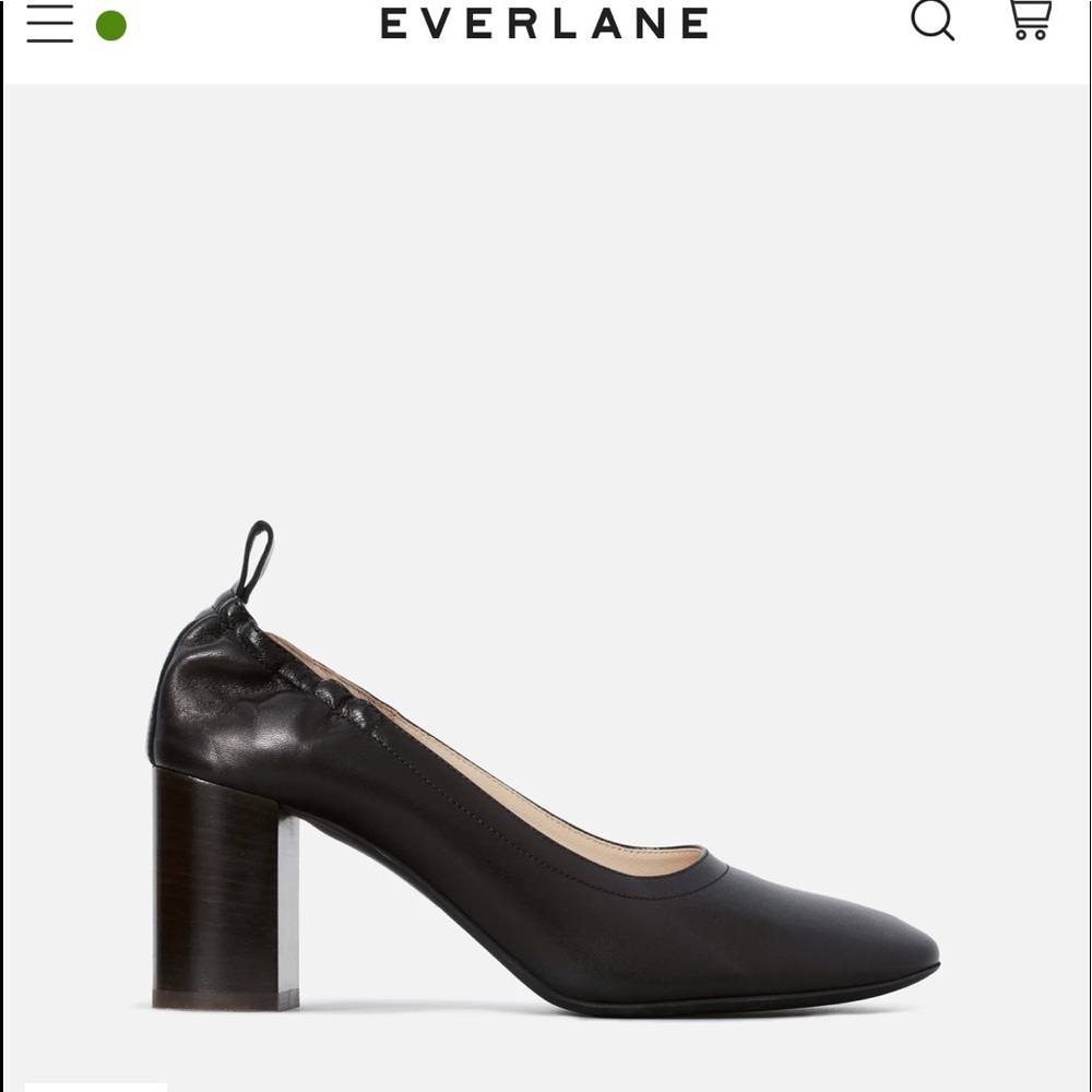 Everlane Day High Heels - Black - size 7.5